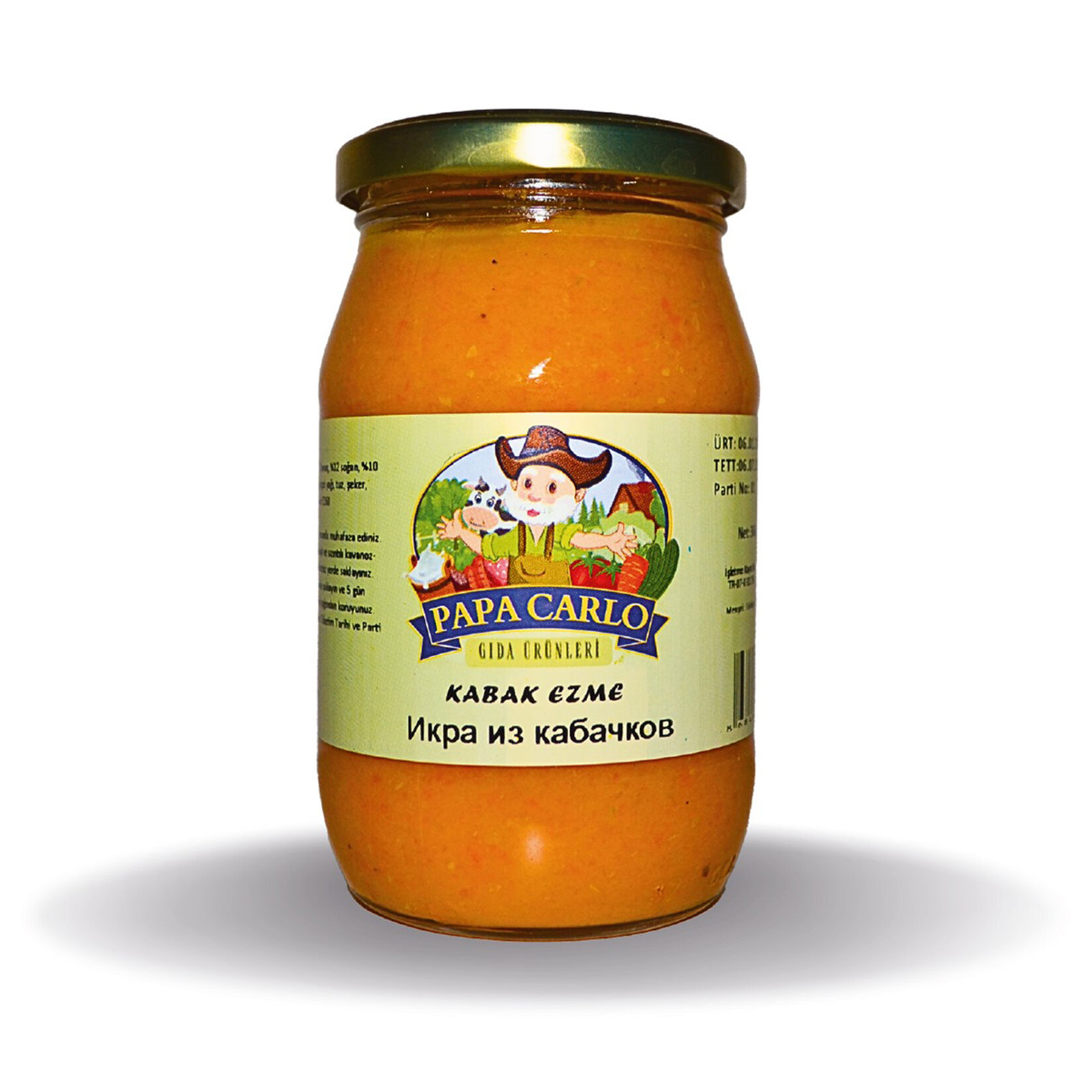 Papa Carlo Kabak Ezme 360 G