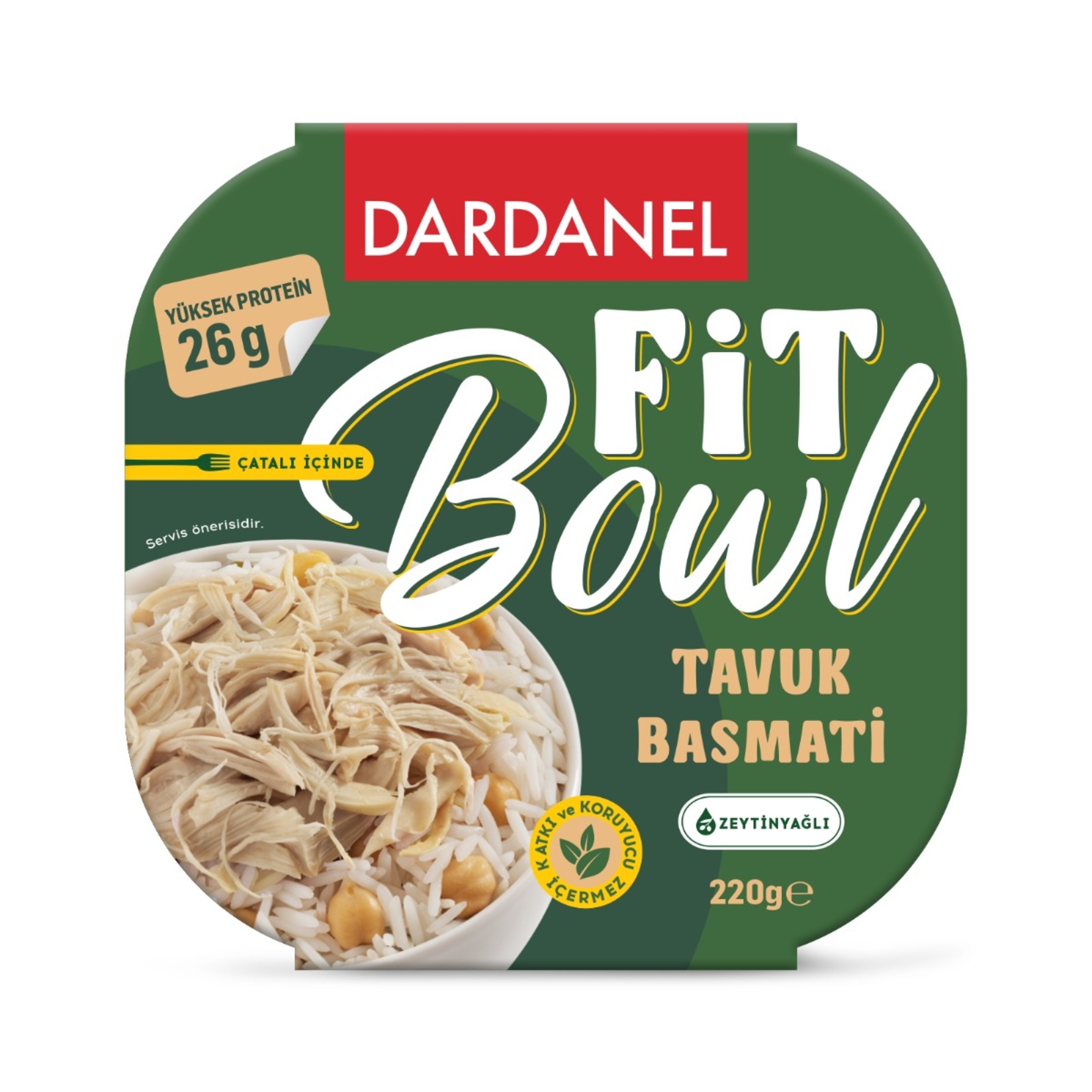 Dardanel Fit Bowl Tavuklu Basmati Pilav 220 G