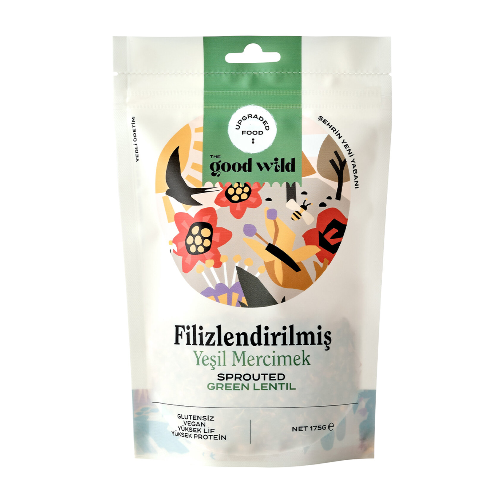 The Good Wıld Filiz. Yeşil Mercimek 175 G