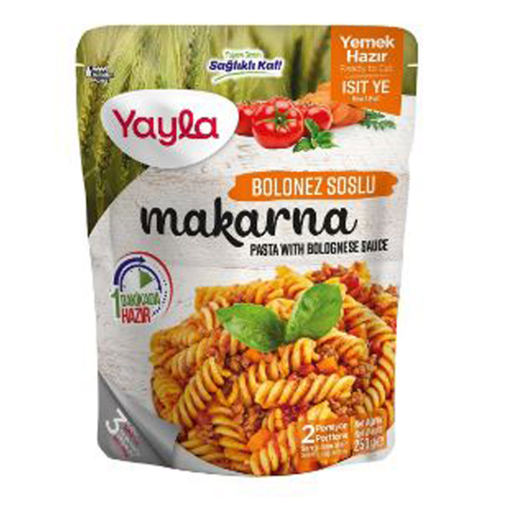 Yayla Bolonez Soslu Makarna 250 G