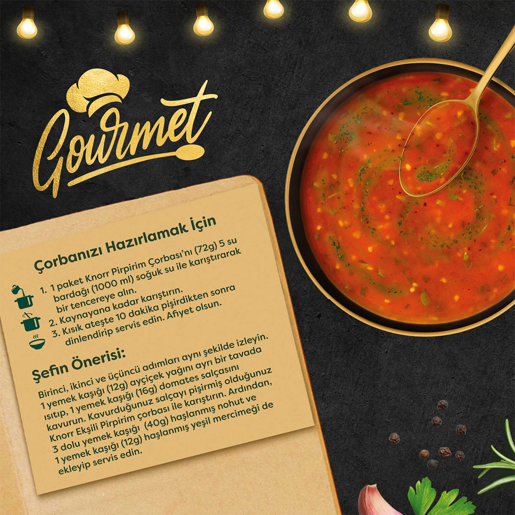 Knorr Gourmet Pirpirim Çorbası 72 G - Görsel 3