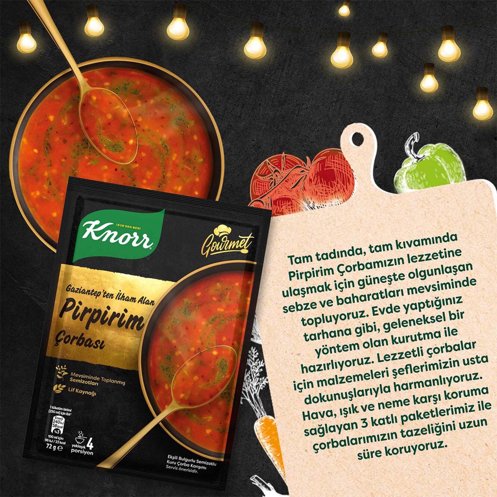 Knorr Gourmet Pirpirim Çorbası 72 G - Görsel 4