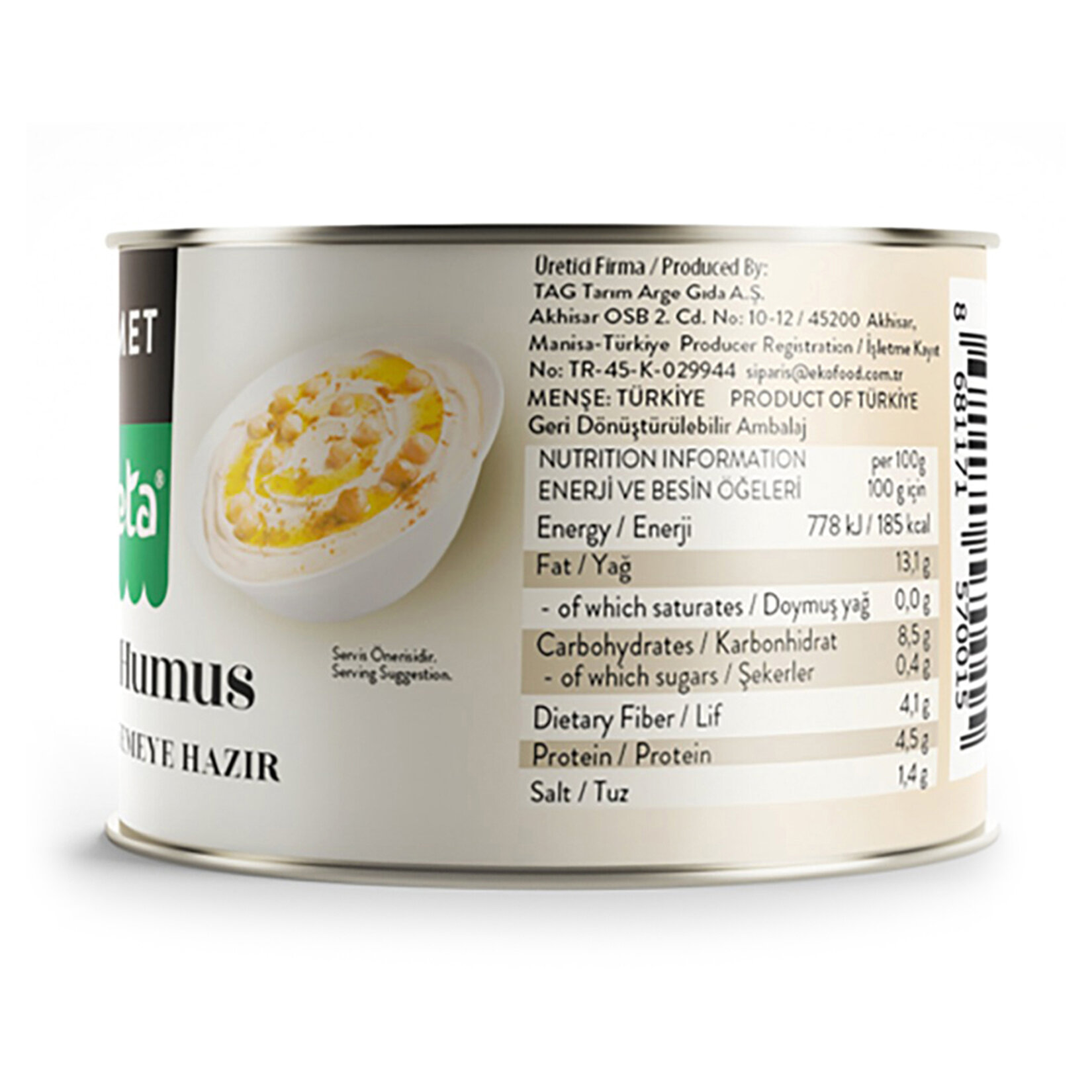 Gourmet Natureta Humus 200 G - Görsel 2
