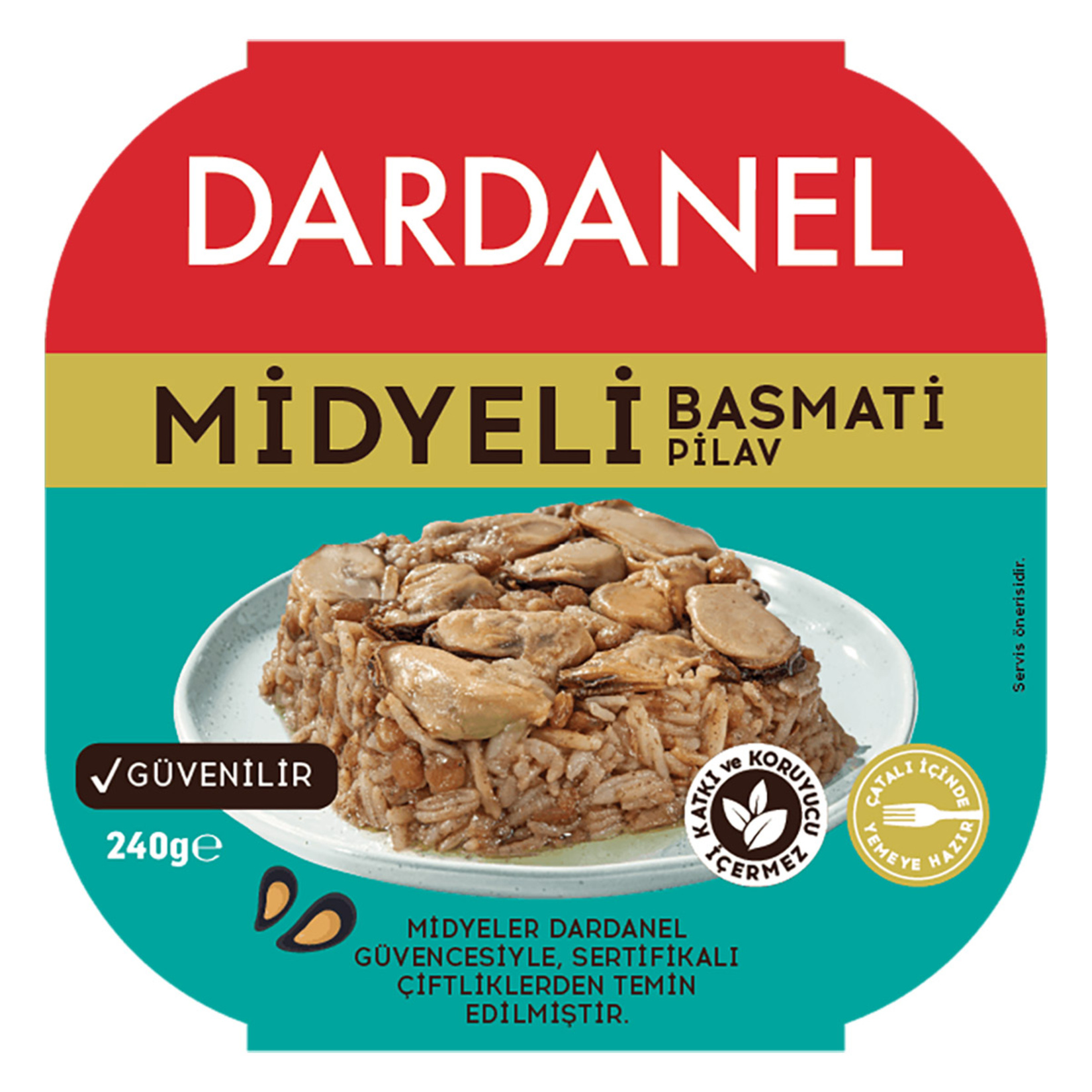 Dardanel Midyeli Basmati Pilavlı Hazır Yemek 240 G