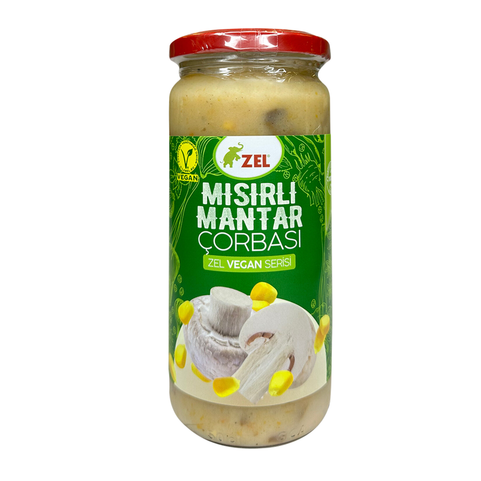 Zel Vegan Mısırlı Mantar Çorbası 480 Ml