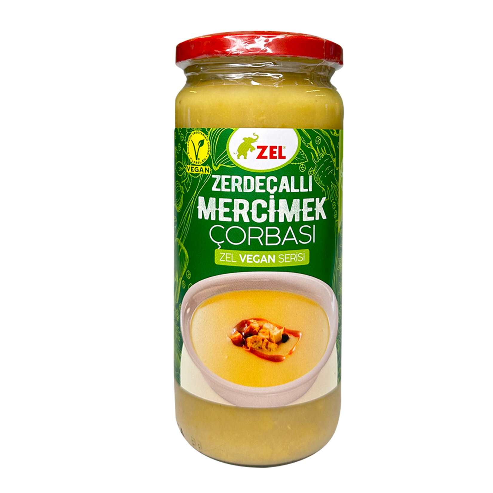 Zel Vegan Zerdeçallı Mercimek Çorbası 480Ml