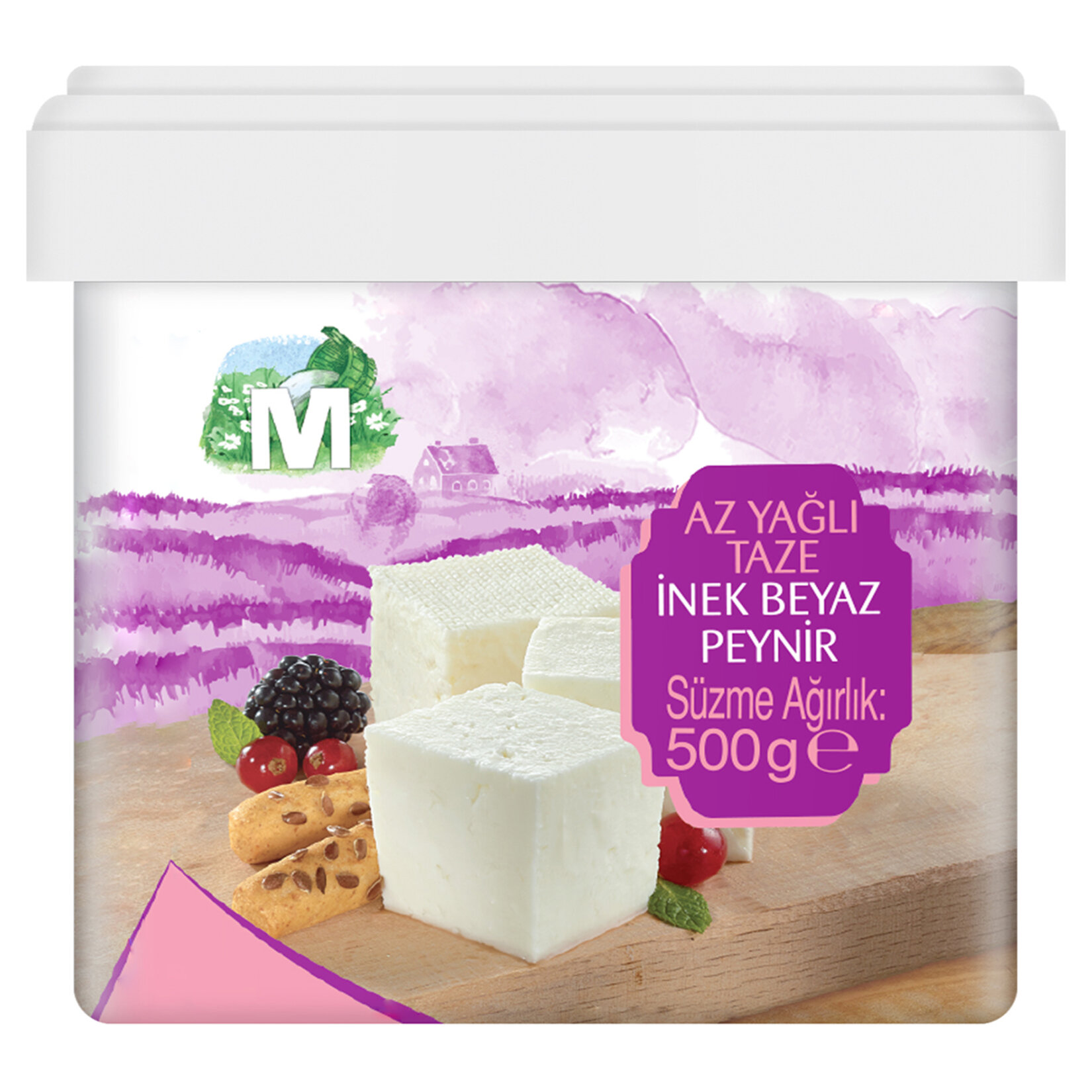 Migros Az Yağlı Taze İnek Beyaz Peynir 500 G