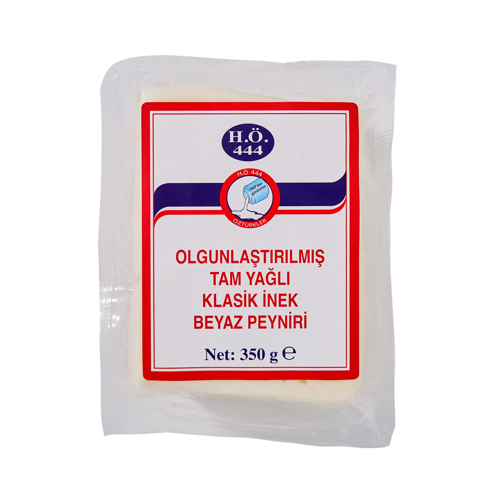 H.Ö.444 Olgunlaştırılmış Yağlı Klasik İnek Beyaz Peynir 350 G