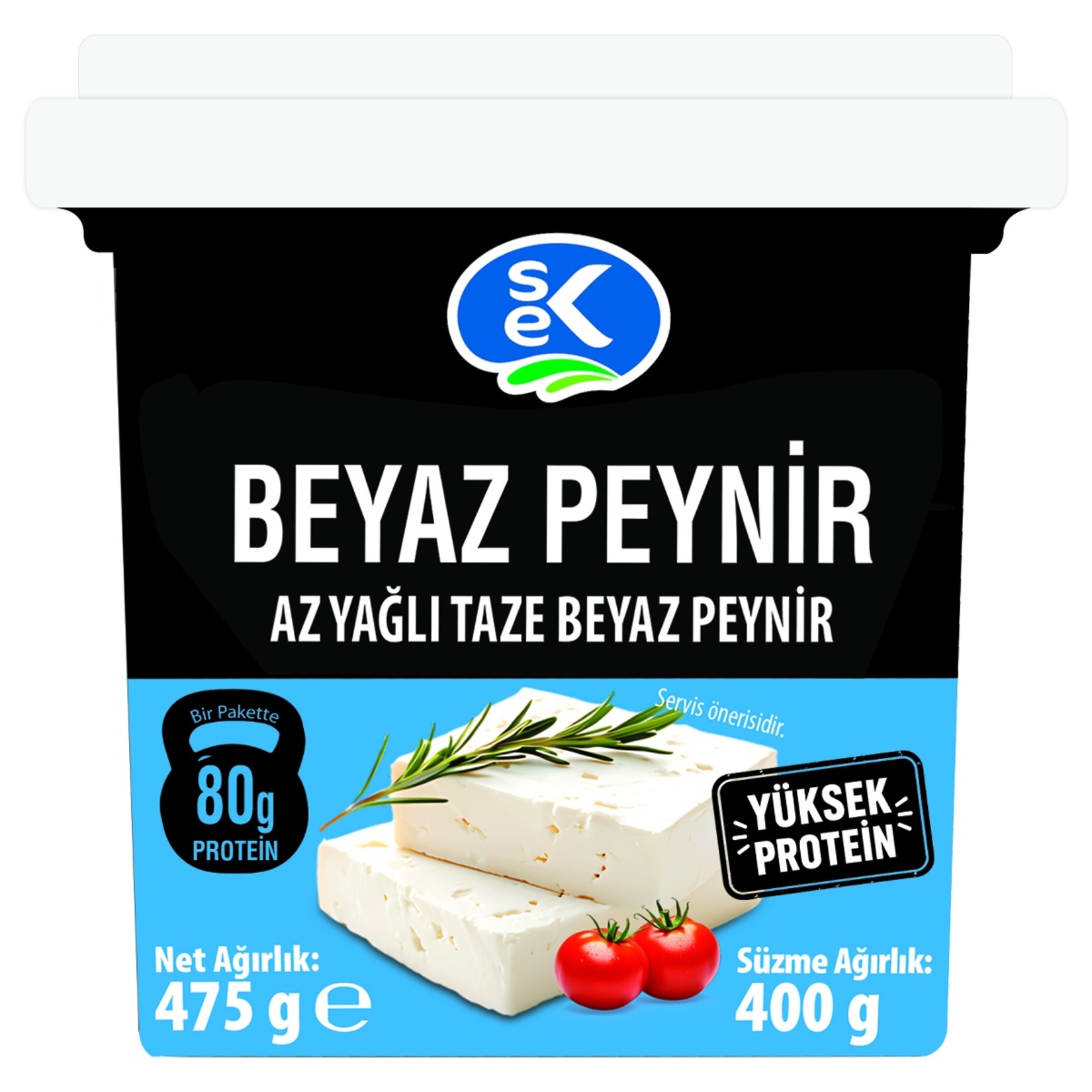 Sek Proteinli Beyaz Peynir 400 G - Görsel 1