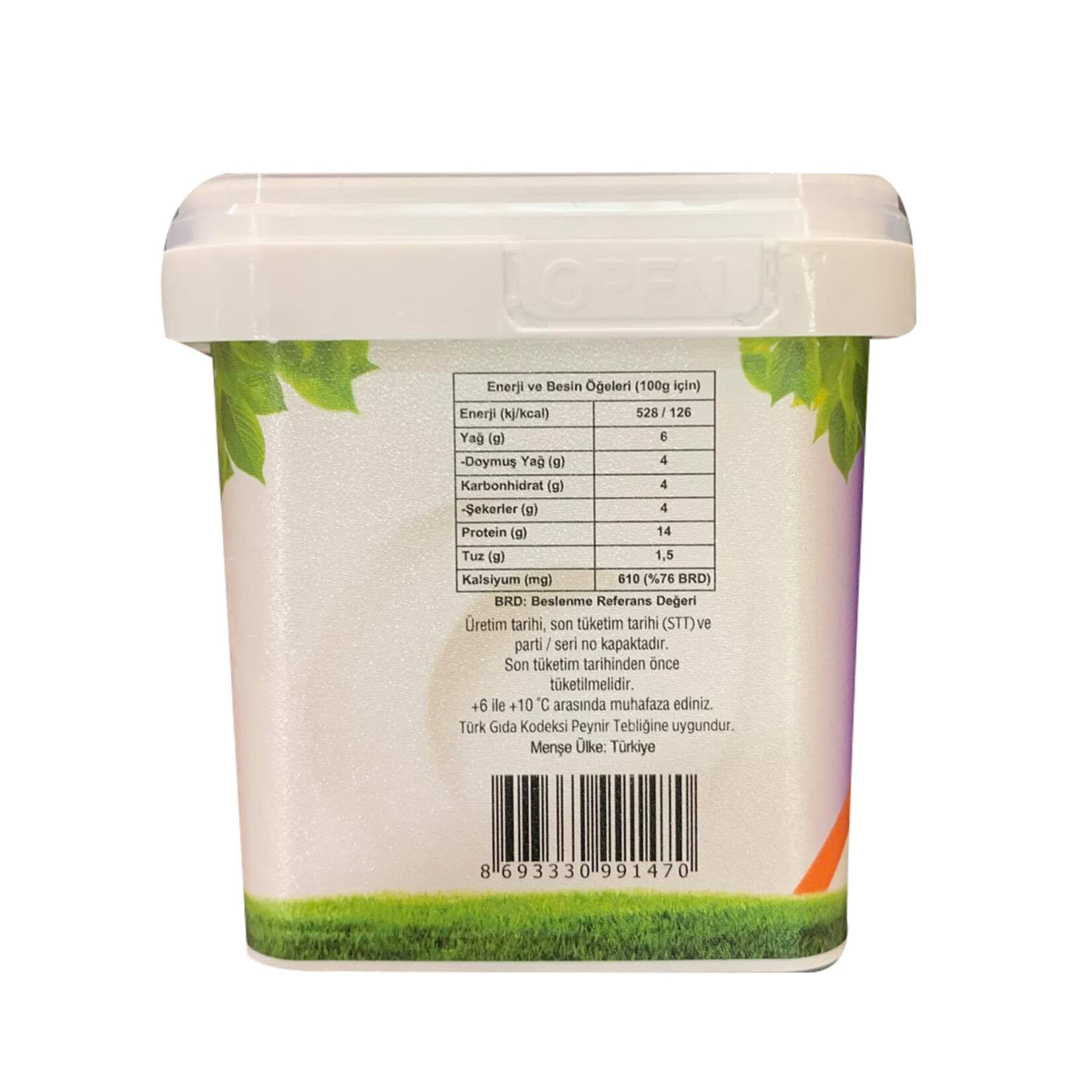 Ayca Az Yağlı Beyaz Peynir 800 G - Görsel 2