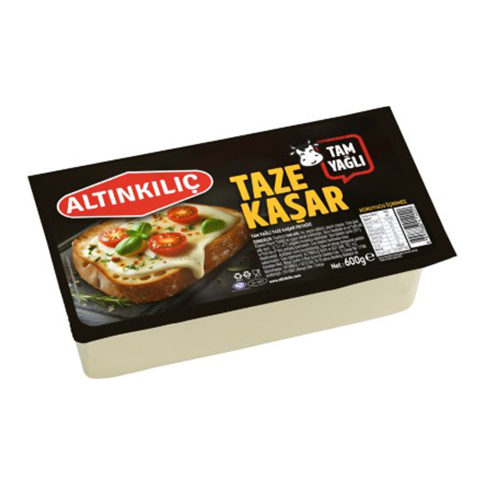 Altınkılıç Tam Yağlı Taze Kaşar 600 G - Görsel 1