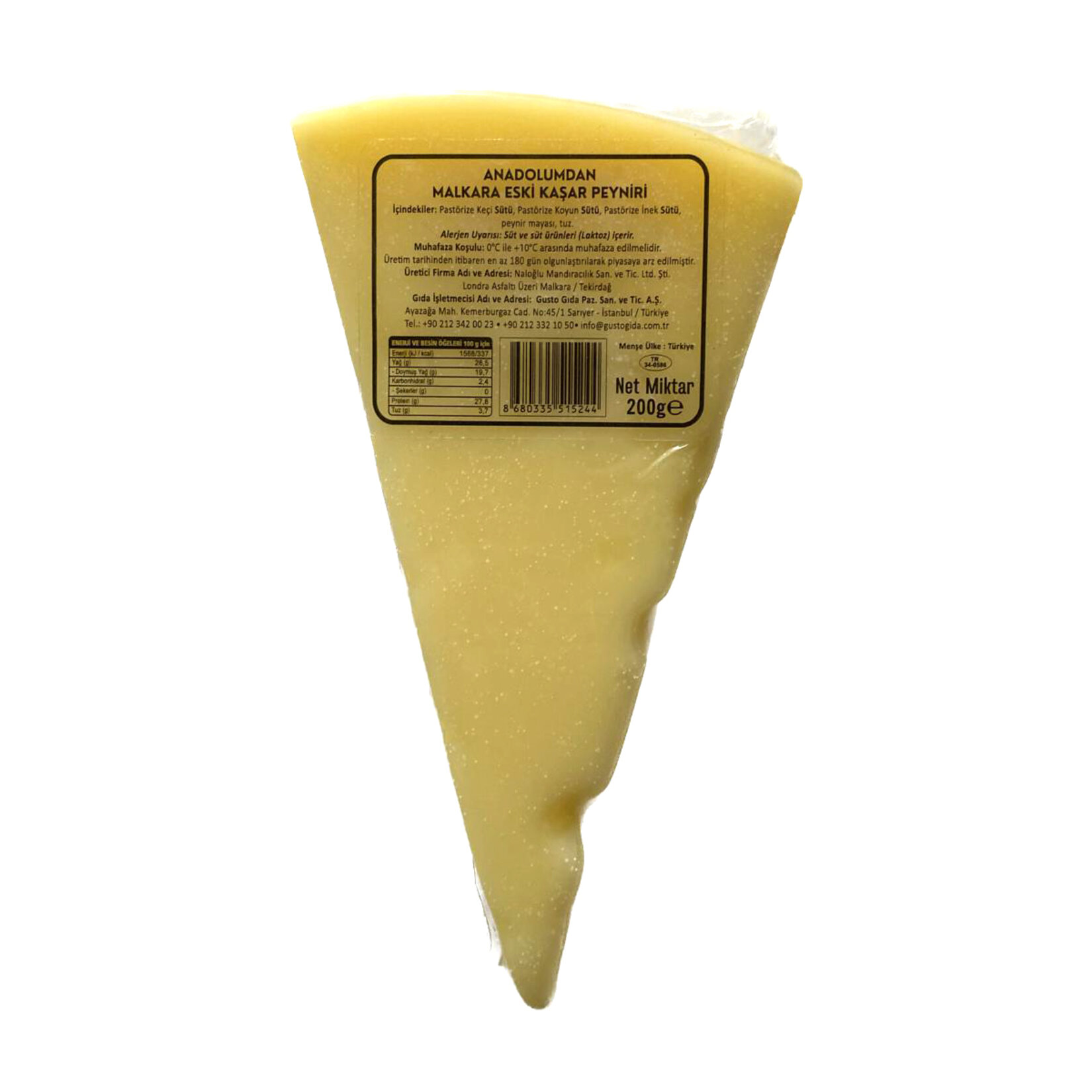 Anadolumdan Malkara Eski Kaşar Peyniri 200 G - Görsel 2