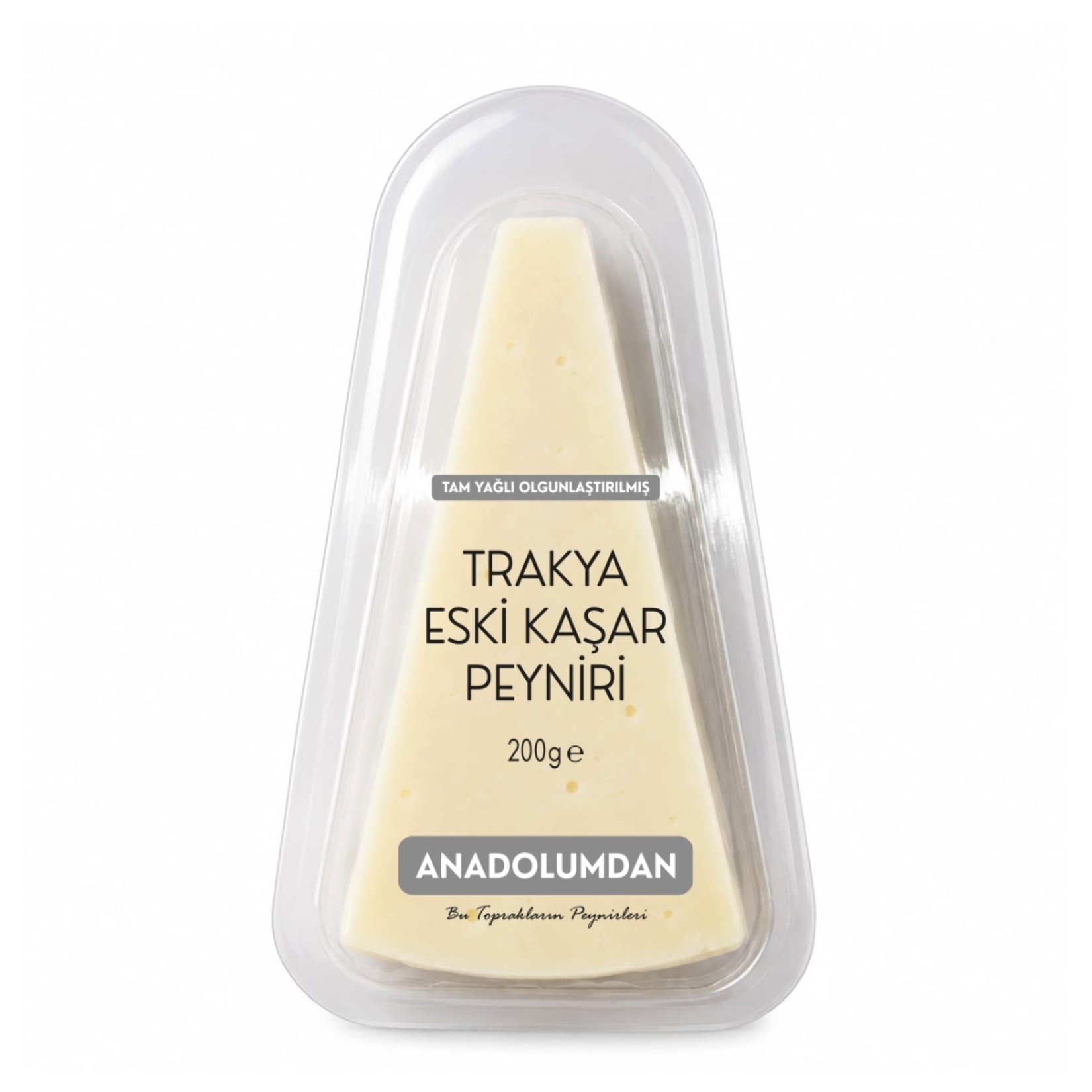Anadolumdan Trakya Eski Kaşar Peyniri 200 G