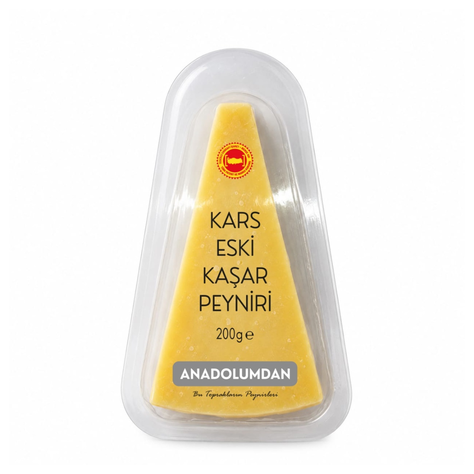 Anadolumdan Olgunlaşmış Kars Eski Kaşar Peyniri 200 G