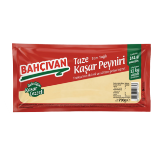 Bahçıvan Kaşar Peyniri Taze 700 G