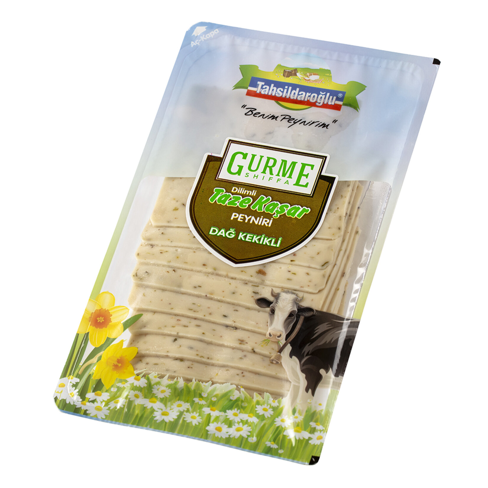 Tahsildaroğlu Dilimli Dağ Kekikli Taze Kaşar 200 G