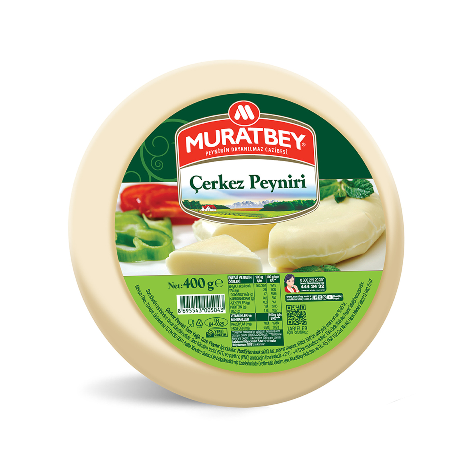 Muratbey Çerkez Peyniri 400 G
