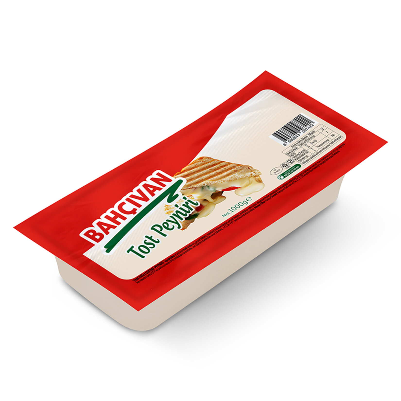 Bahçıvan Blok Tost Peyniri 1 Kg