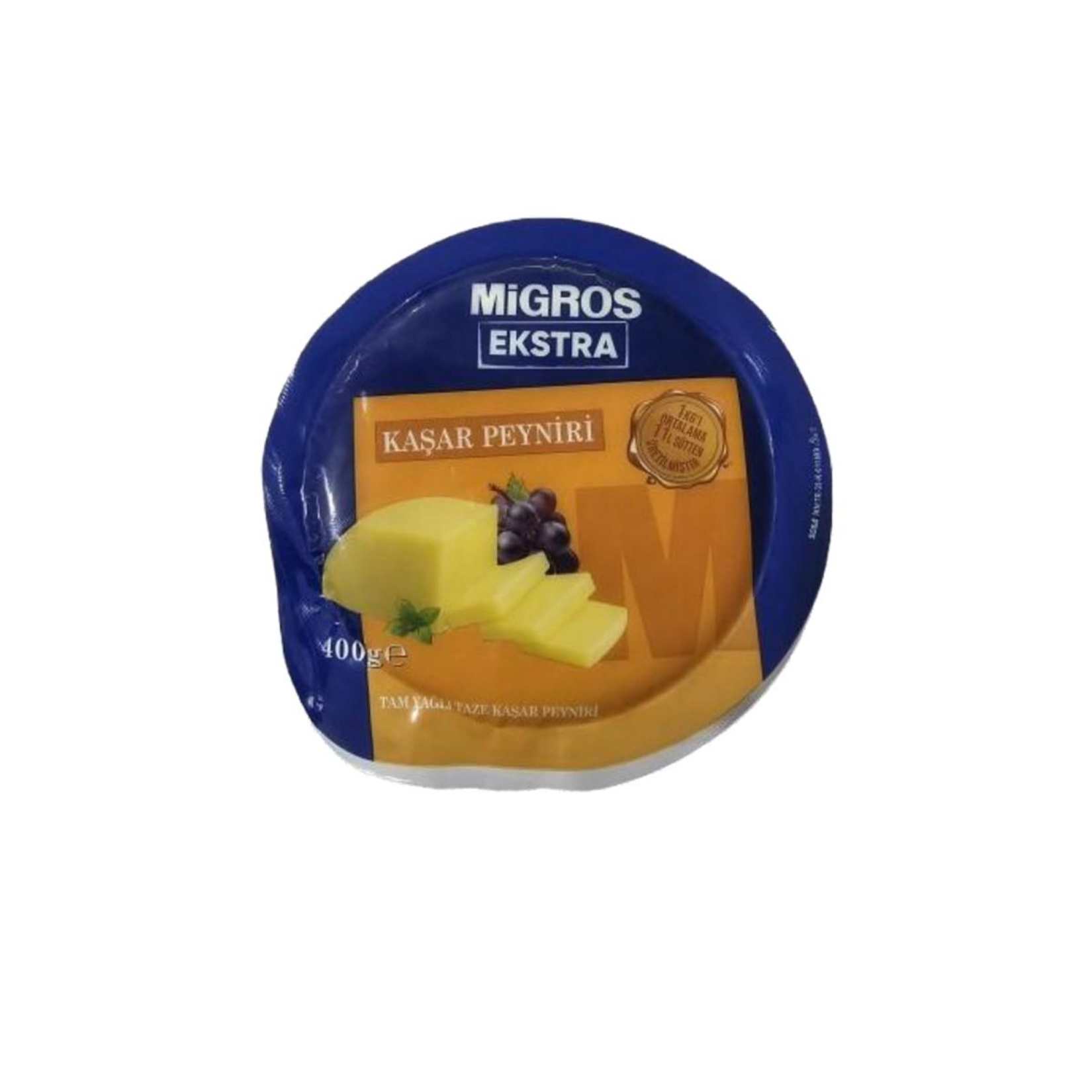 Migros Ekstra Tam Yağlı Taze Kaşar Peyniri 400 G