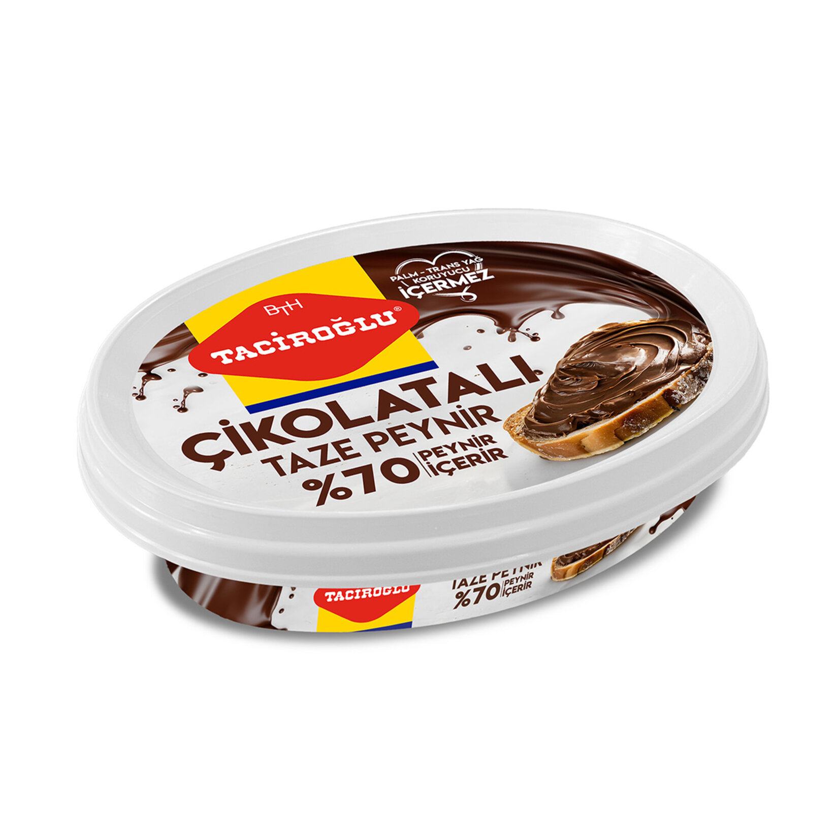 Taciroğlu Çikolatalı Yarım Yağlı Taze Peynir 150 G - Görsel 1