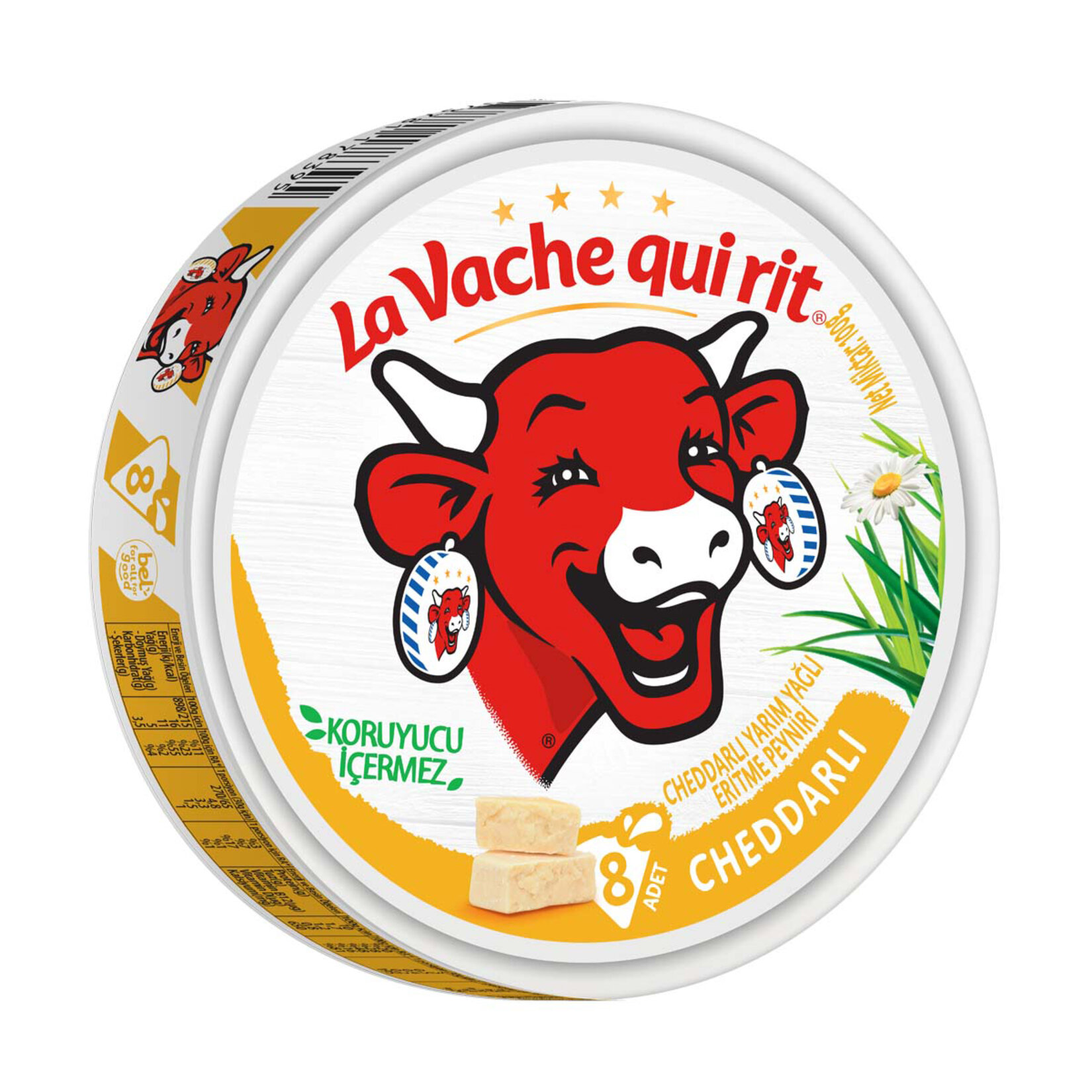 La Vache Qui Rit Cheddarlı Üçgen Peynir 8'li 100 G