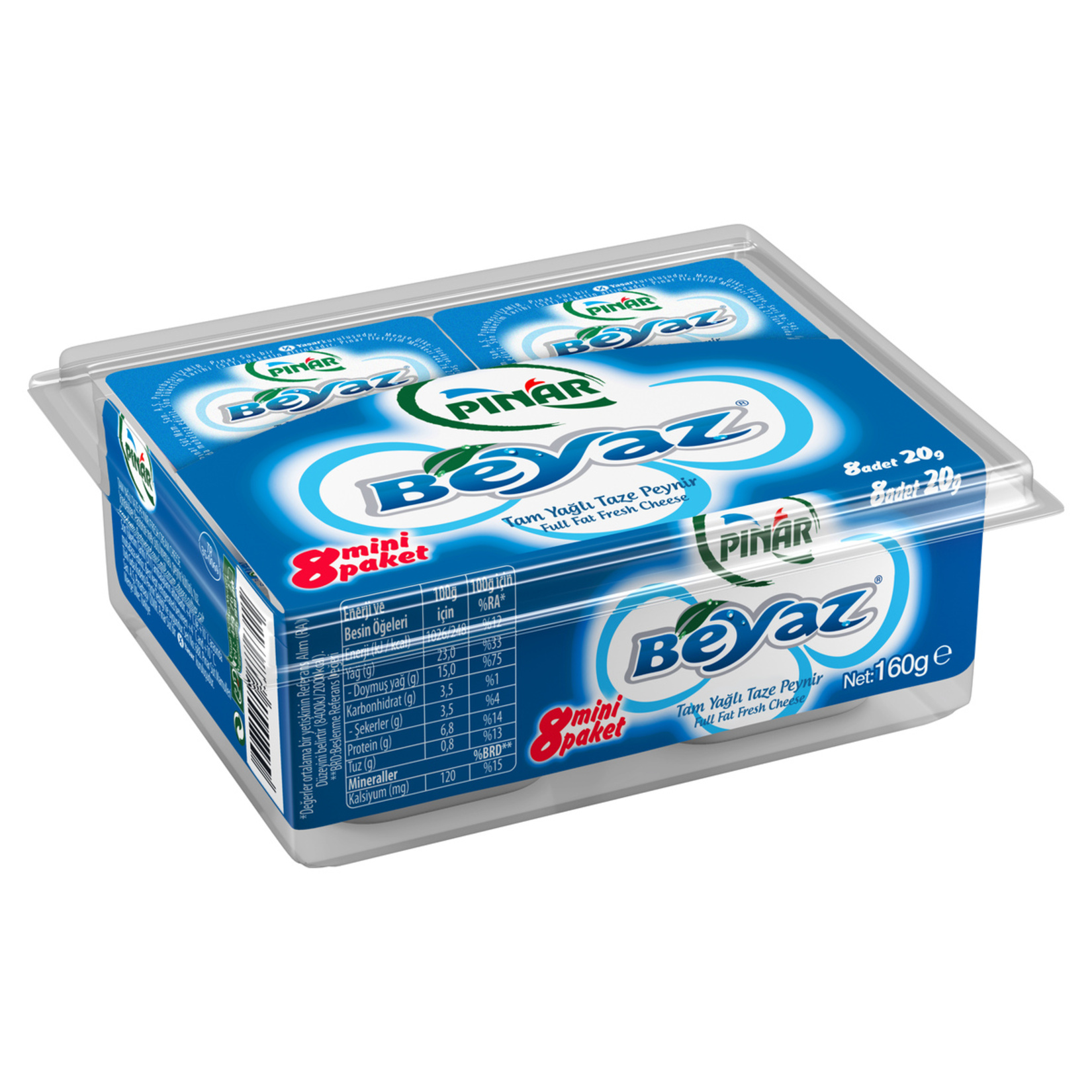 Pınar Beyaz 8X20 G