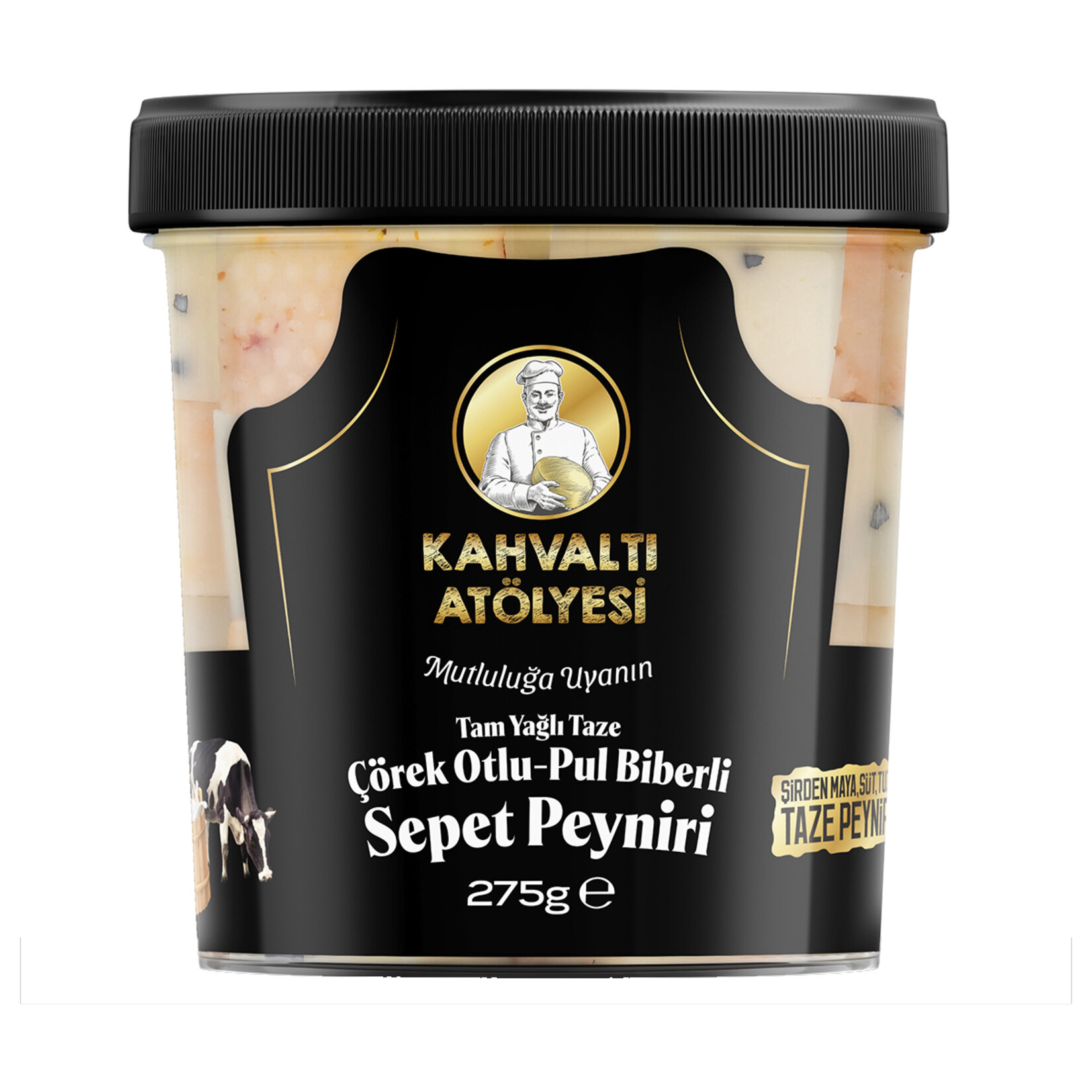 Kahvaltı Atölyesi Tam Yağlı Taze Çörek Otlu Sepet Peyniri 275g