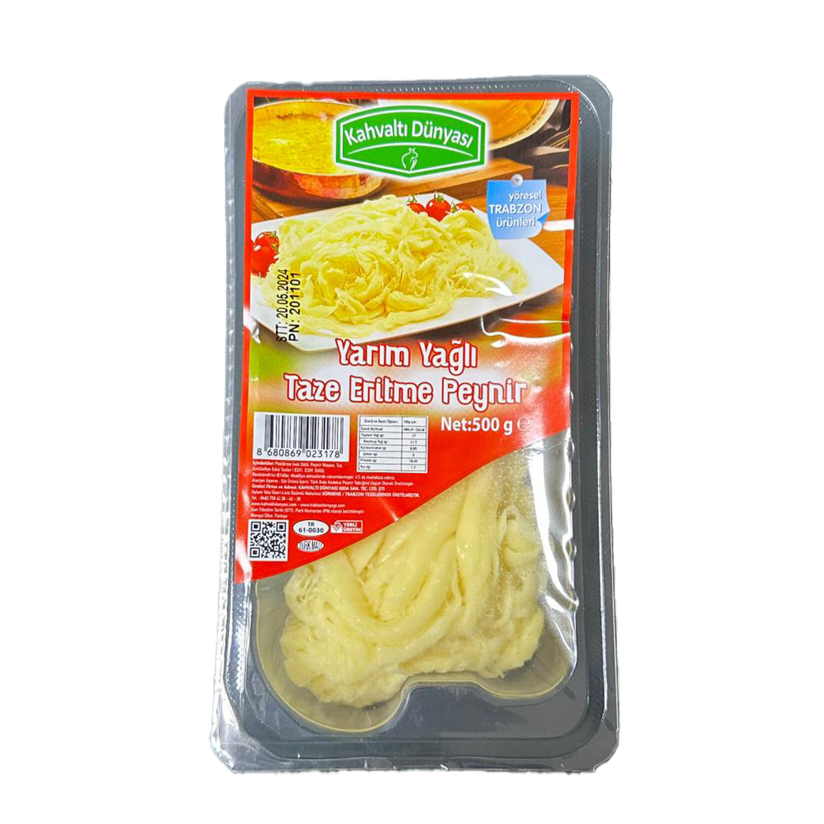 Kahvaltı Dünyası Kase Eritme Telli Peynir 500 G