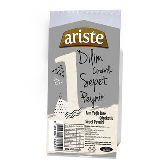 Ariste 1 Dilim Tam Yağlı Çörekotlu Sepet Peyniri 40 G