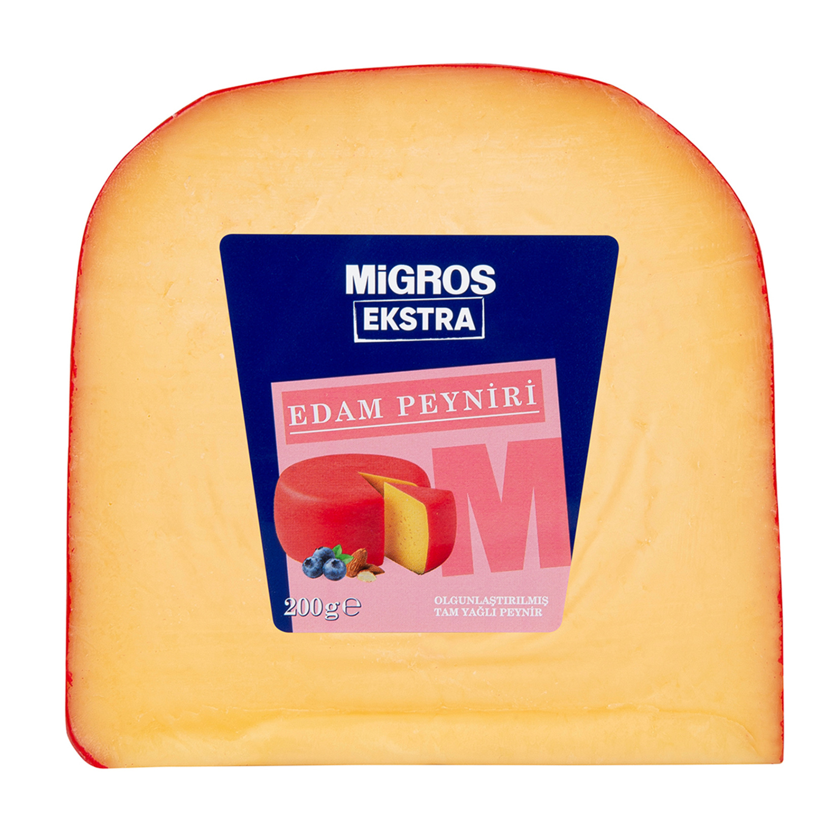 Migros Ekstra Edam Olgunlaştırılmış Tam Yağlı Peynir 200 G