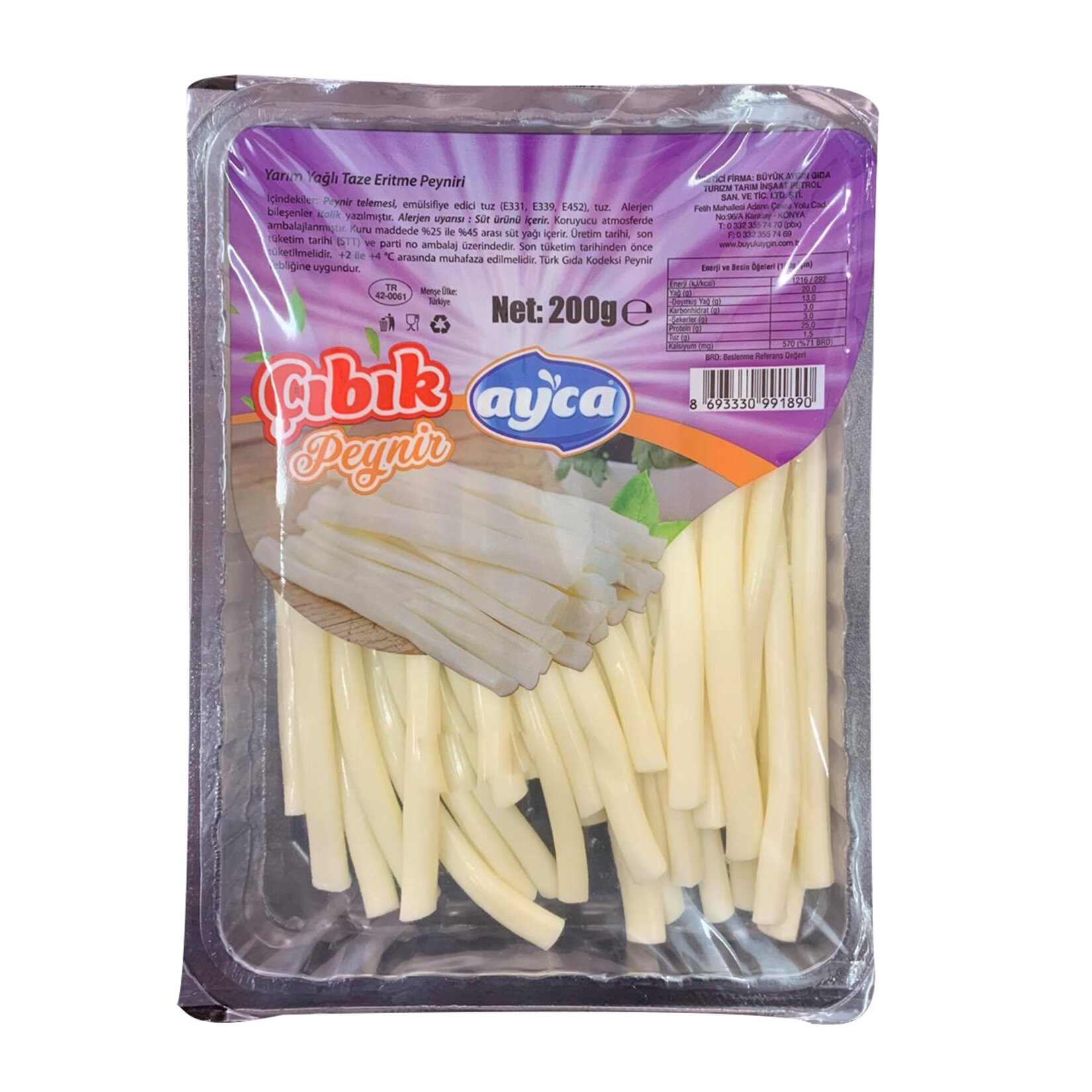 Ayca Çıbık Peynir Vakumlu 200 G