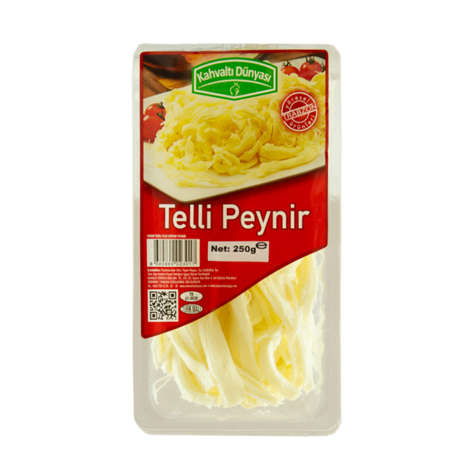Kahvaltı Dünyası Kase Tam Yağlı Telli Peynir 250 G