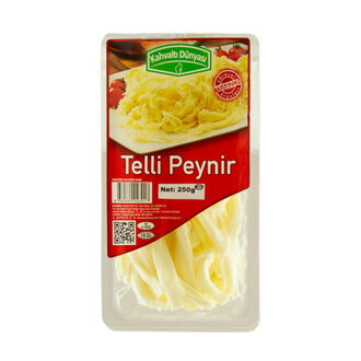 Kahvaltı Dünyası Kase Tam Yağlı Telli Peynir 250 G