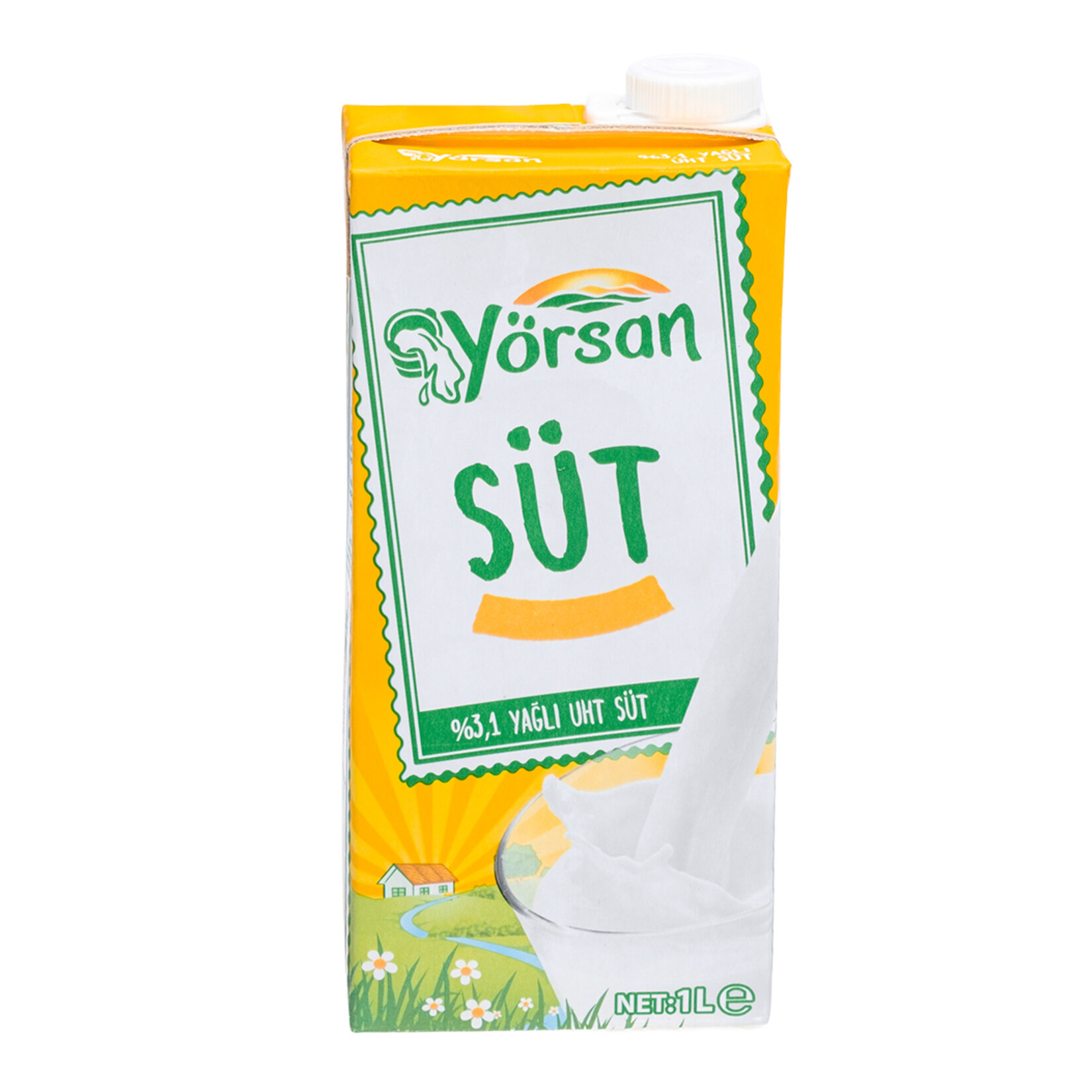 Yörsan % 3.1 Yağlı Uht Süt 1L