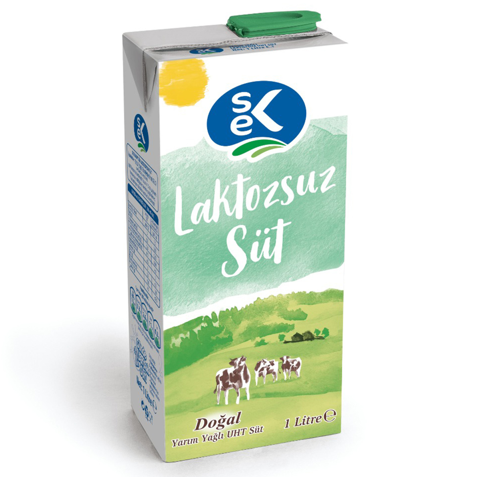 Sek Laktozsuz Süt 1 L