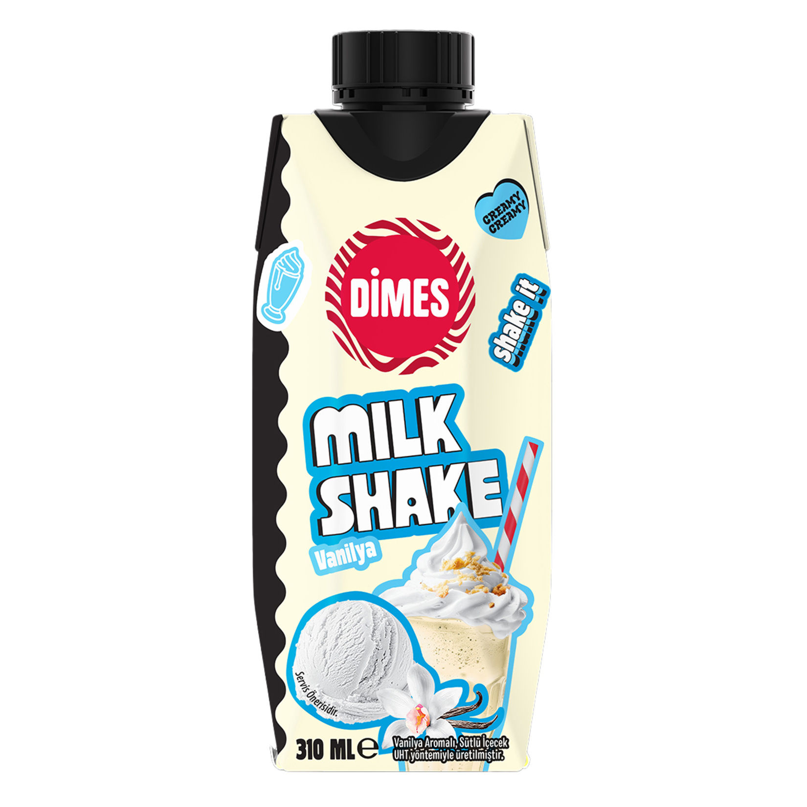 Dimes Vanilyalı Milkshake 310 Ml