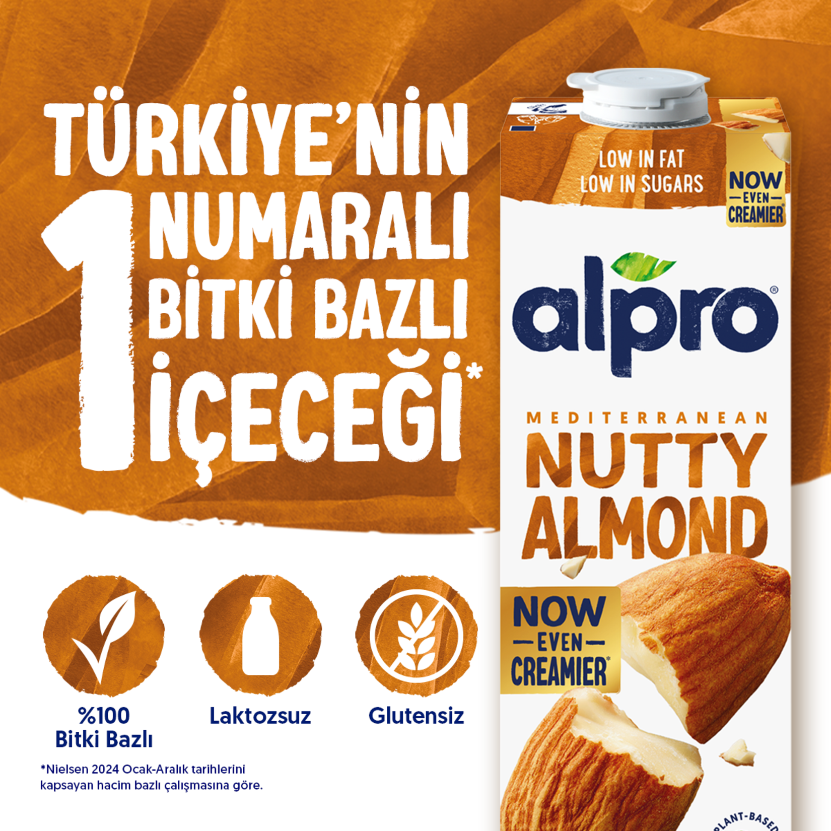 Alpro Bademli İçecek 1 L - Görsel 2