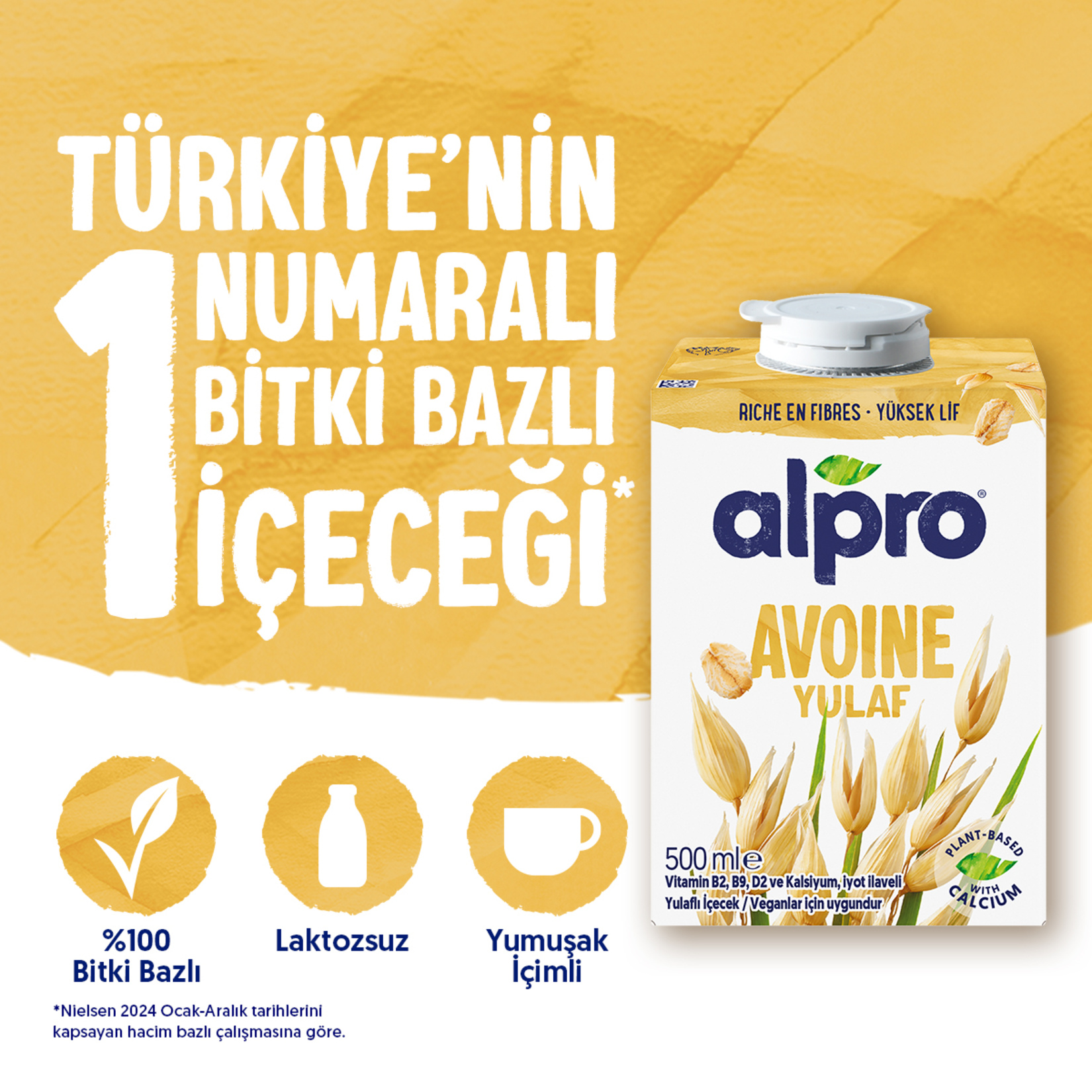 Alpro Yulaf İçeceği 500 Ml - Görsel 2