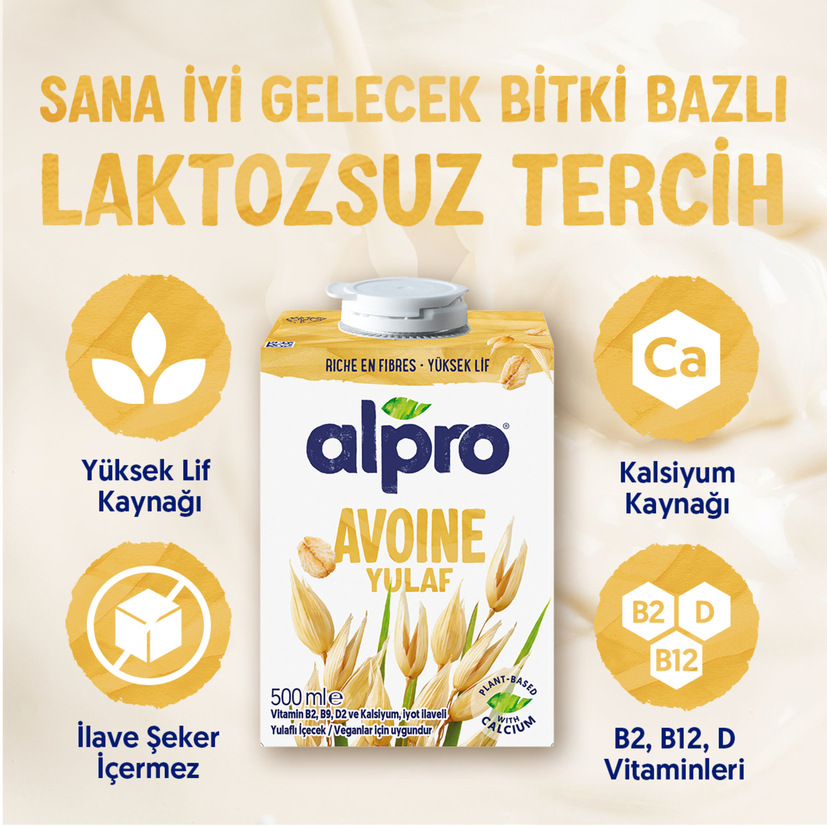 Alpro Yulaf İçeceği 500 Ml - Görsel 3