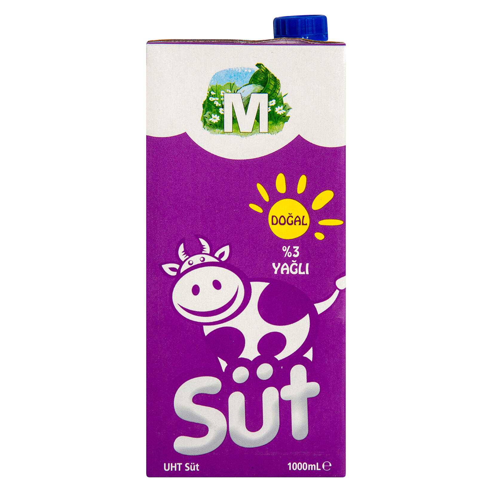 Migros % 3 Yağlı Uht İçme Sütü 1 L - Görsel 1