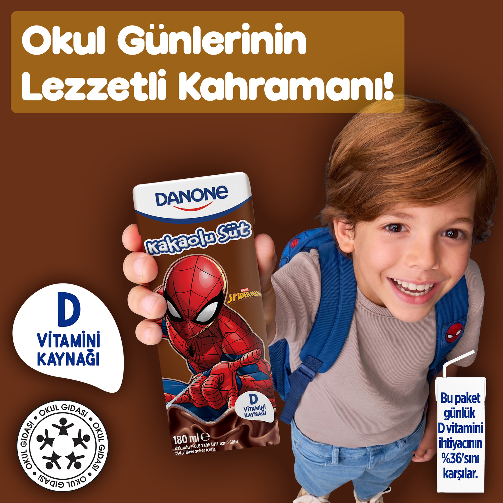Danone Disney Kakaolu Süt 180 Ml - Görsel 5