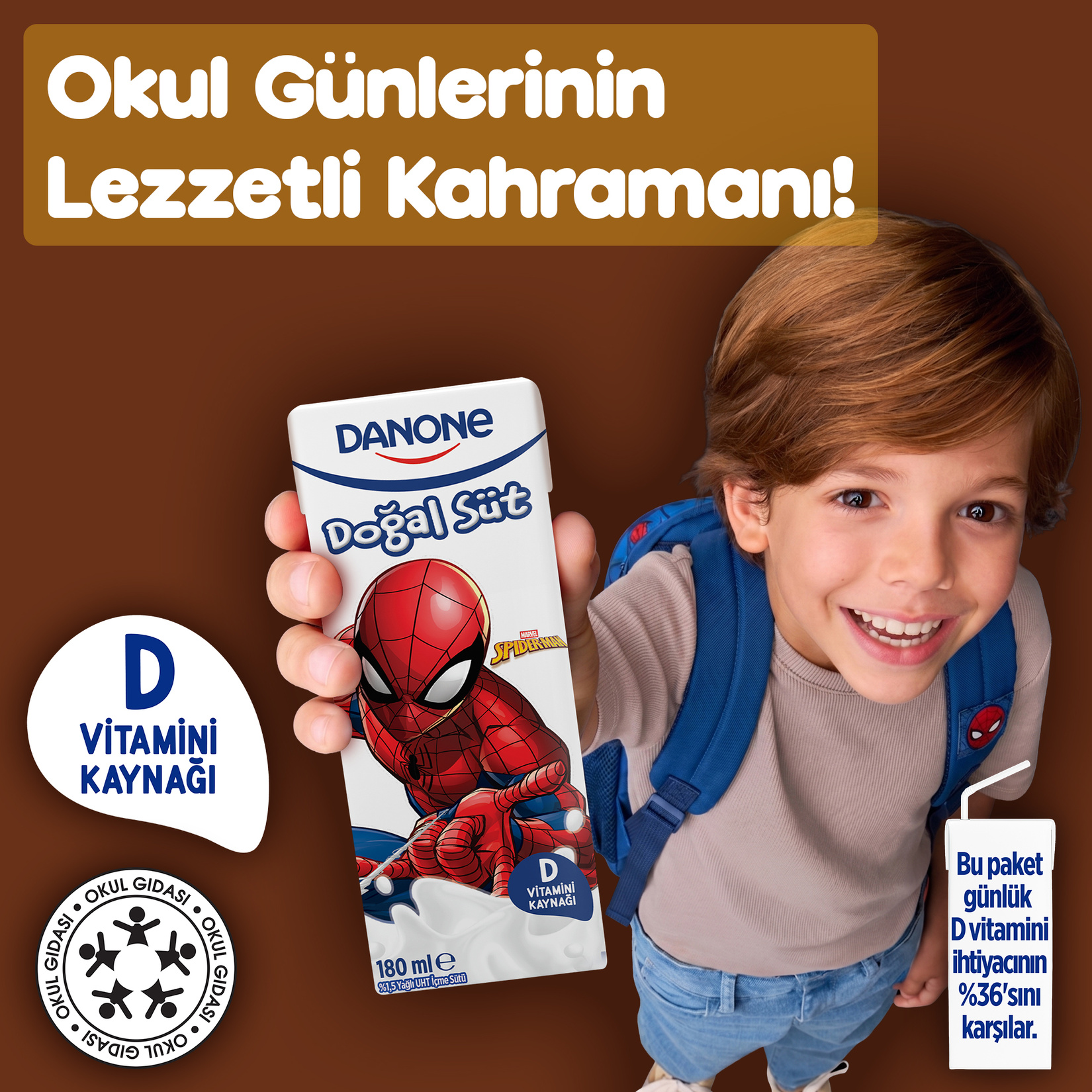 Danone Doğal Süt 180 Ml - Görsel 3