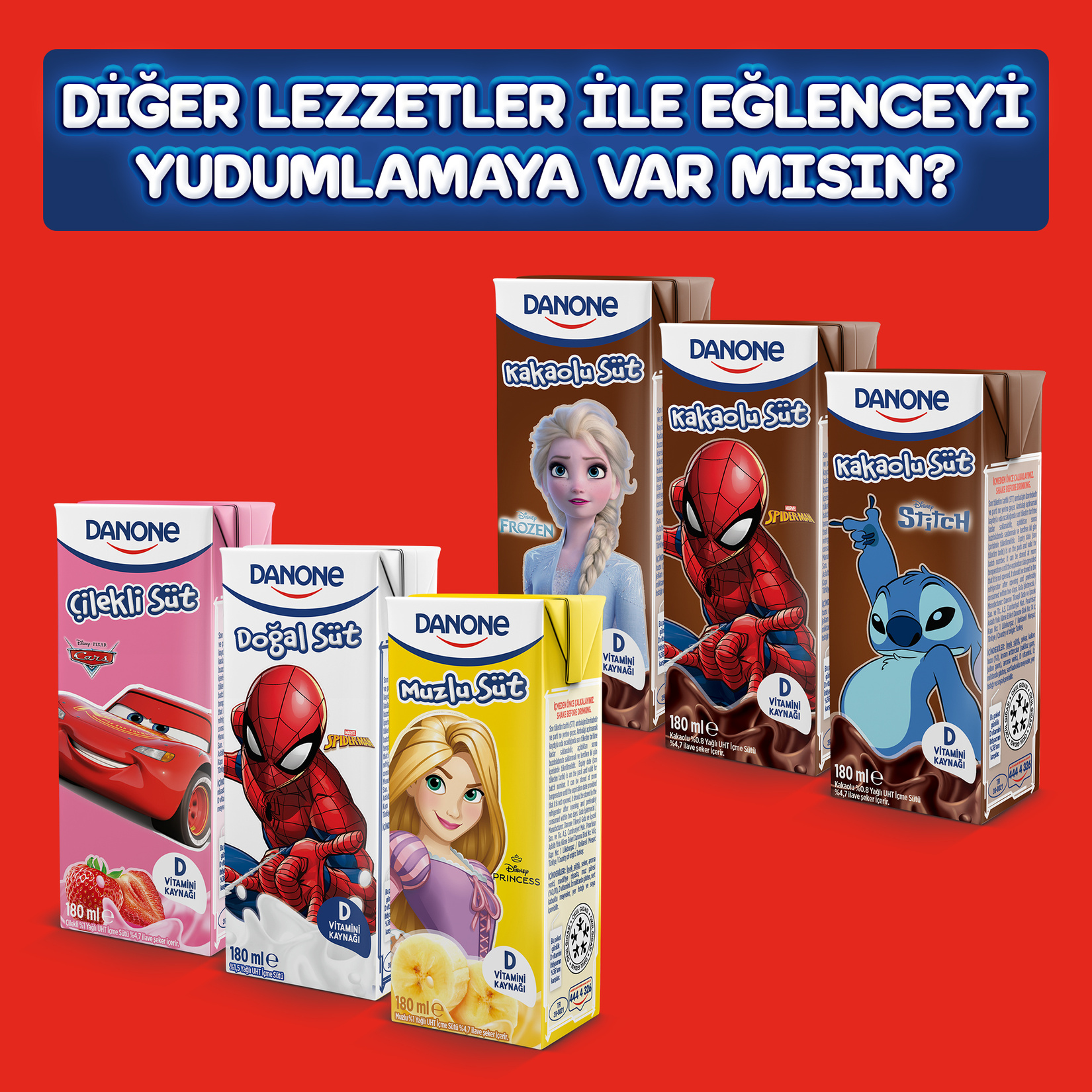 Danone Doğal Süt 180 Ml - Görsel 6
