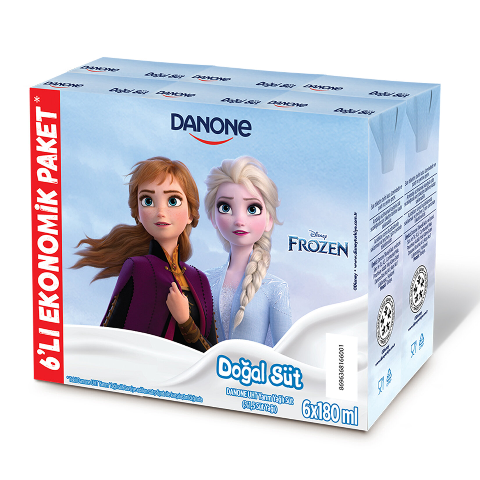 Danone Doğal Süt 6x180 Ml - Görsel 2