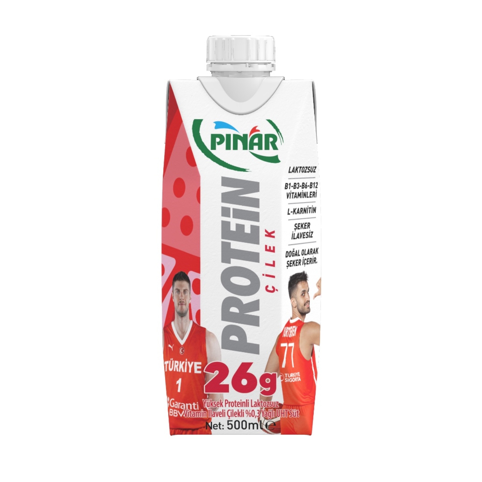 Pınar Protein Çilekli Süt 500 ml