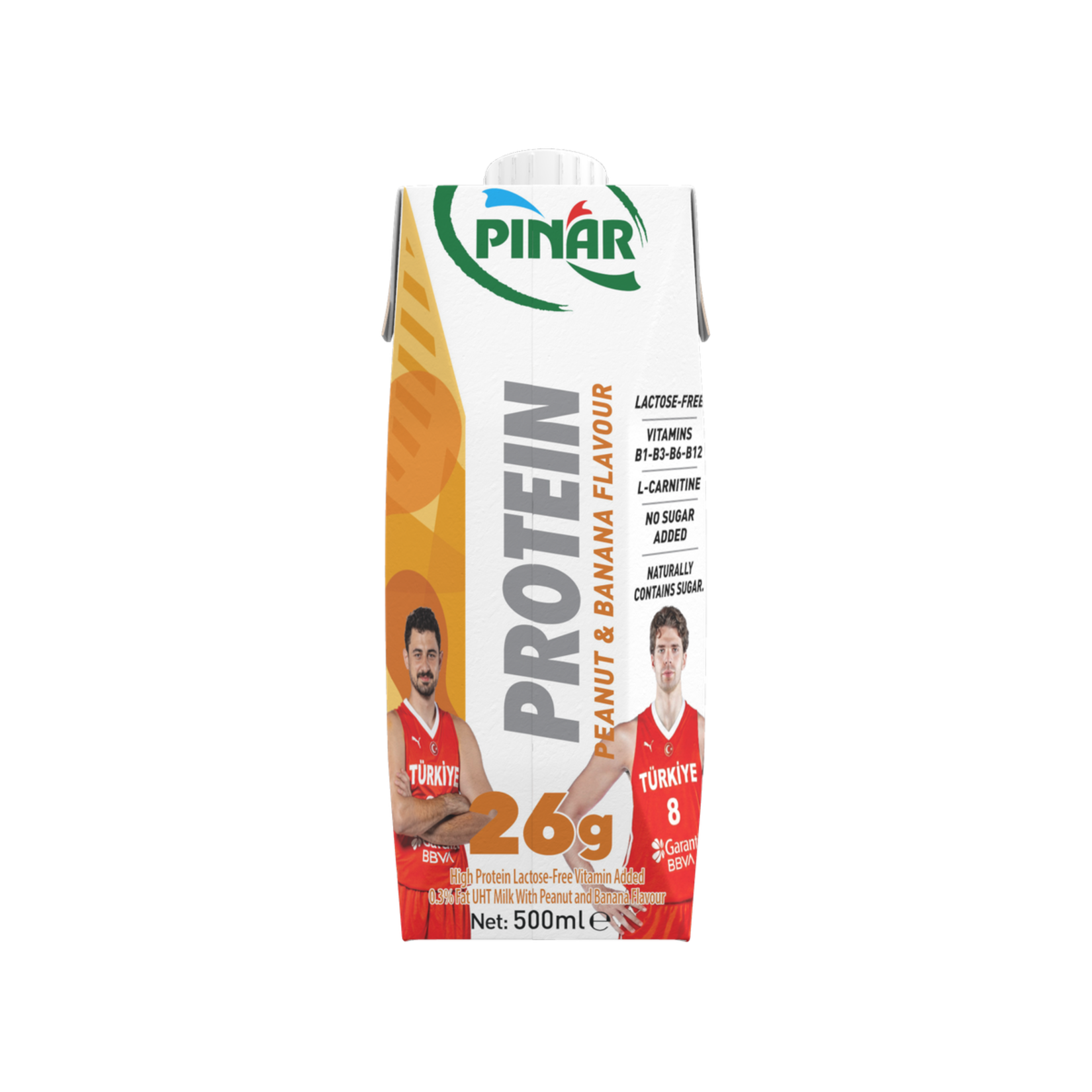 Pınar Protein Yer Fıstığı & Muz Aromalı Süt 500 ml - Görsel 2