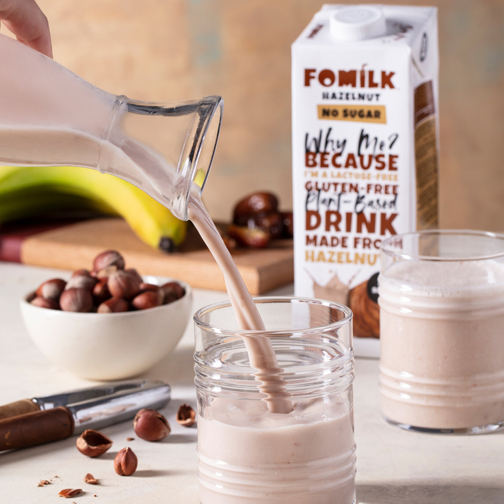 Fomilk Şekersiz Fındıklı İçecek 200 Ml - Görsel 3