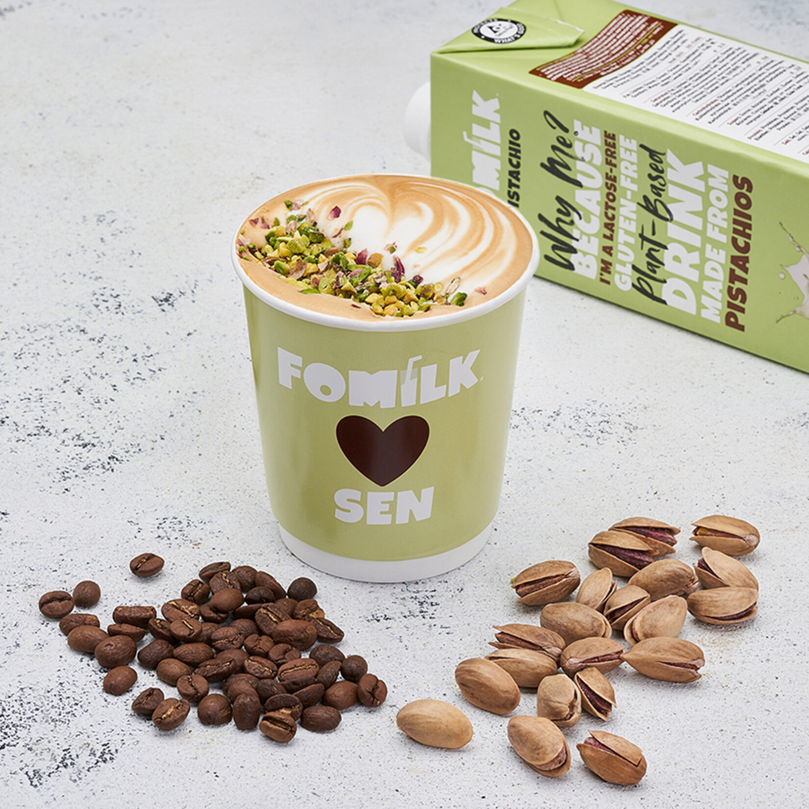 Fomilk Antep Fıstıklı İçecek 1L - Görsel 4