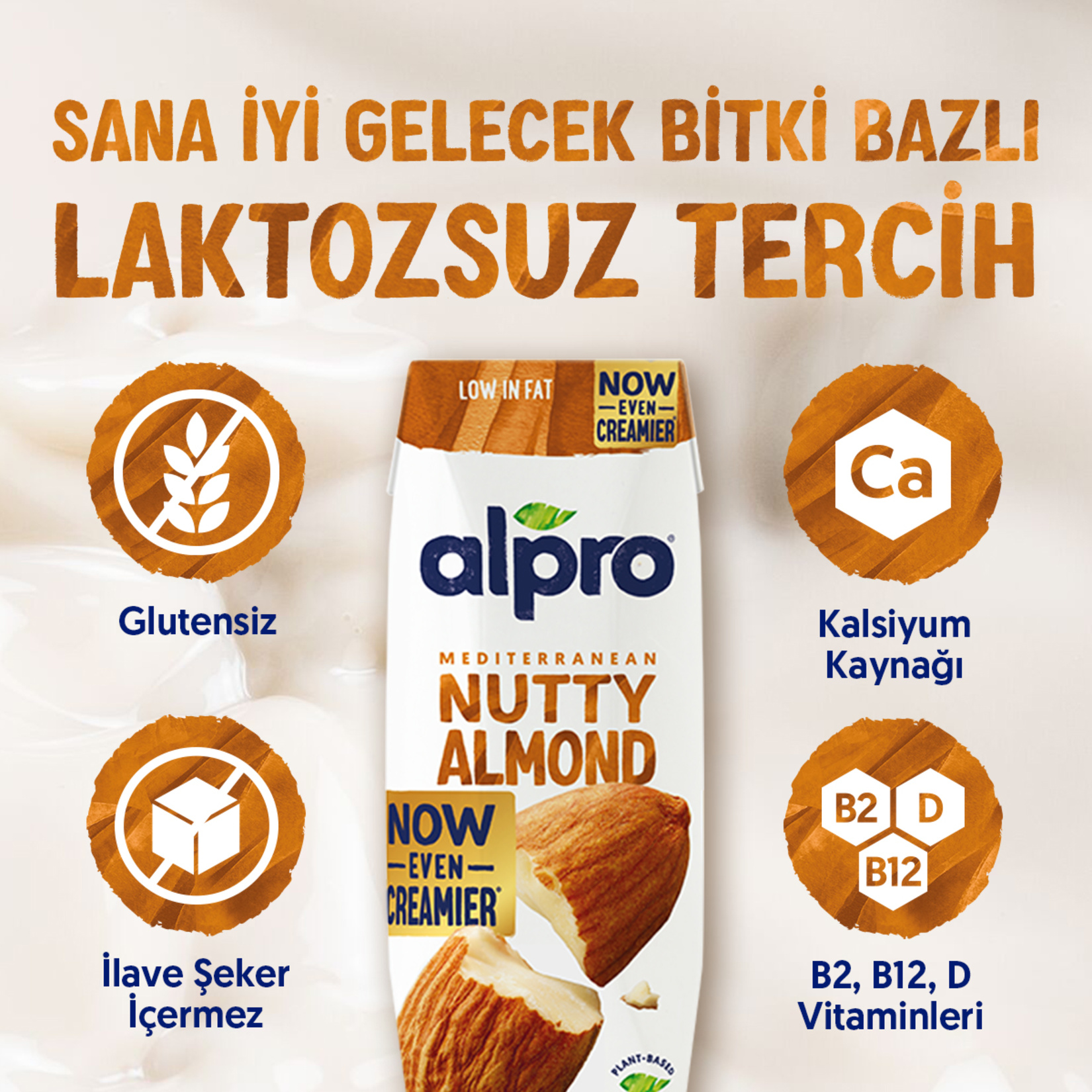 Alpro Bademli İçecek 250 Ml - Görsel 3