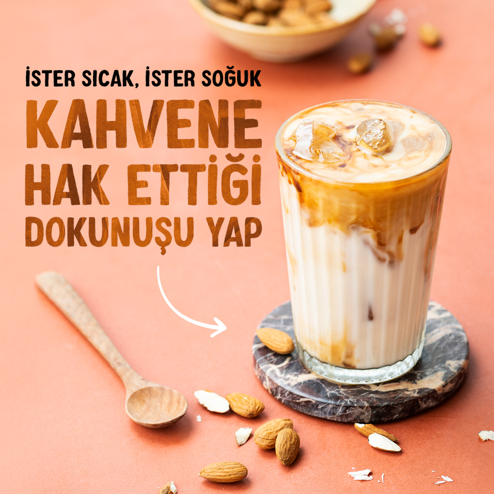 Alpro Barista Bademli İçecek 1 L - Görsel 5